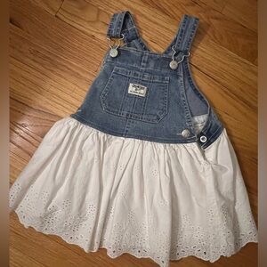 OshKosh lace overall dress